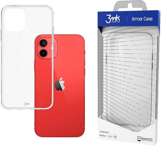 3MK Armor Задна корица Силикон 1.5мм Прозрачен (iPhone 12 / 12 Pro)