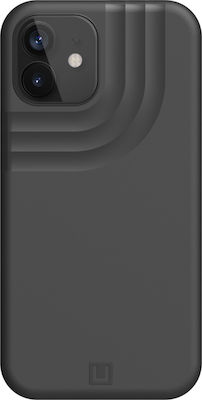 UAG U Anchor Silicone Back Cover Durable Black (iPhone 12 / 12 Pro)