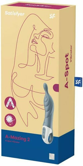 Satisfyer A-Mazing 2 Вибратор G-Spot 22см Сив