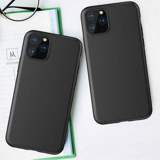 Hurtel Soft Back Cover Σιλικόνης Μαύρο (Galaxy A02s)