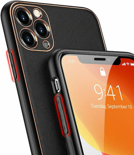Dux Ducis Yolo Elegant Back Cover Δερματίνης / Πλαστικό Μαύρο (iPhone 11 Pro)