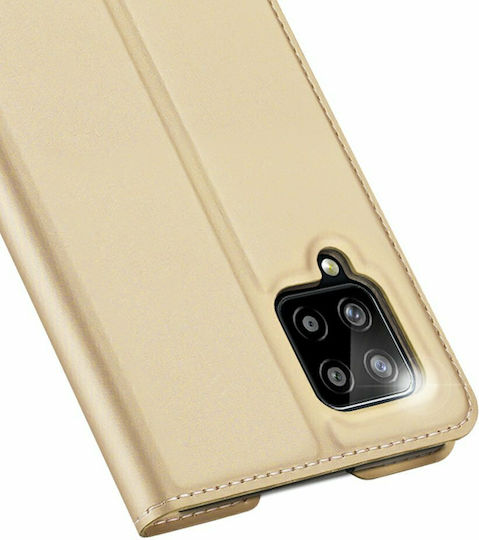 Dux Ducis Skin Pro Book Δερματίνης Χρυσό (Galaxy A42)