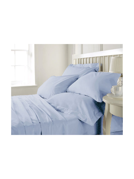 Anna Riska Βρεφική Παπλωματοθήκη Prestige 2 Sky Blue 120x165εκ.