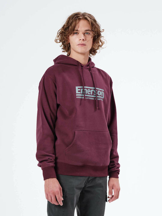 Sweatshirt mit Kapuze Wine
