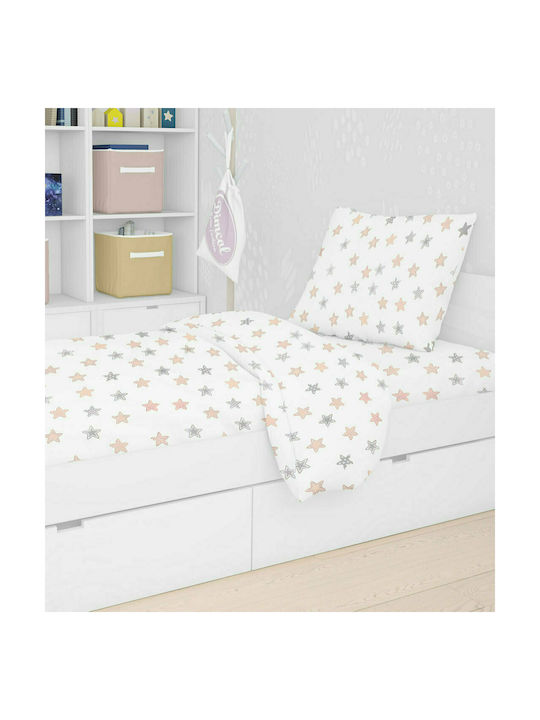 Dimcol Baby Bettbezug Star 103 Grey 120x160cm.