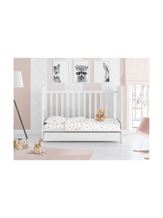 Dimcol Baby Bettbezug Star 103 Grey 120x160cm.