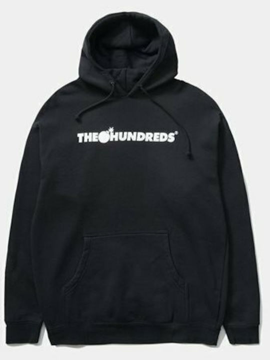 Forever Bar Sweatshirt with Hood Black