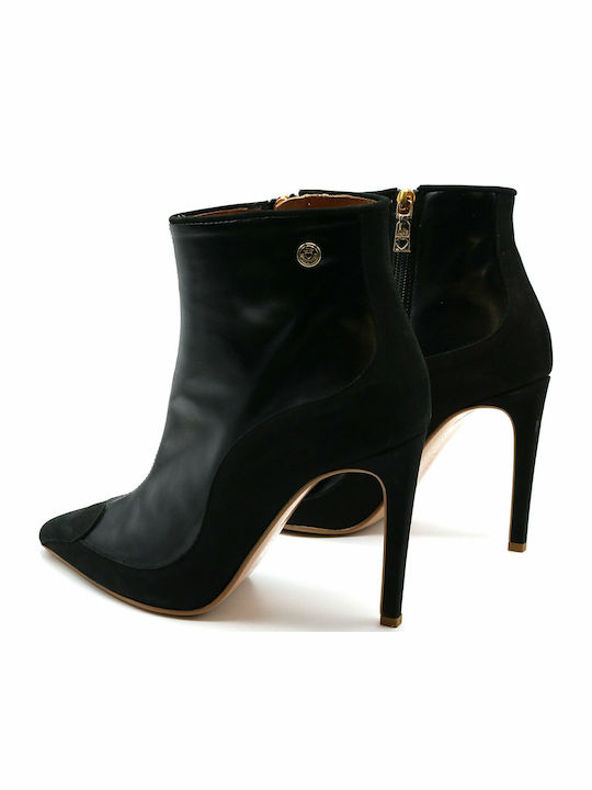 Leather Women's Ankle Boots Black