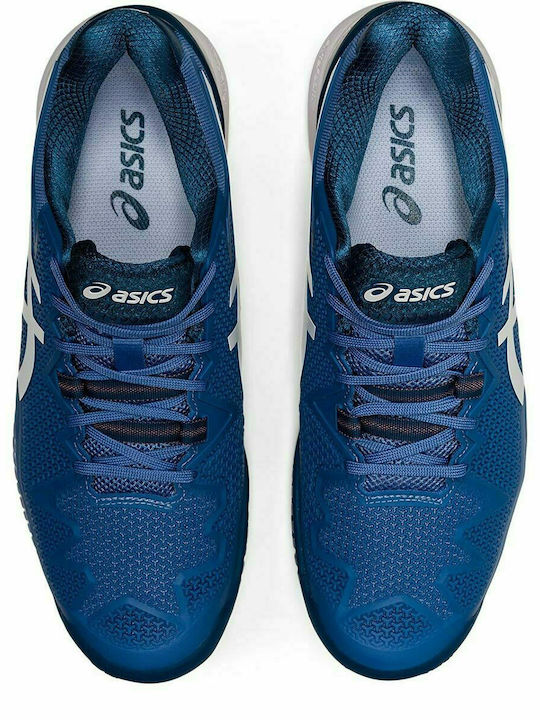 ASICS Gel-Resolution 8 Ανδρικά Παπούτσια Τένις για Όλα τα Γήπεδα Blue Harmony / White