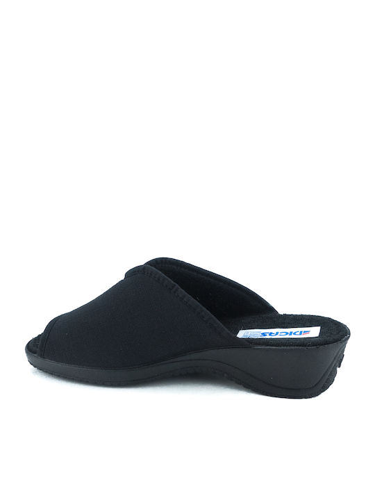 Dicas Women's Slipper In Black Colour