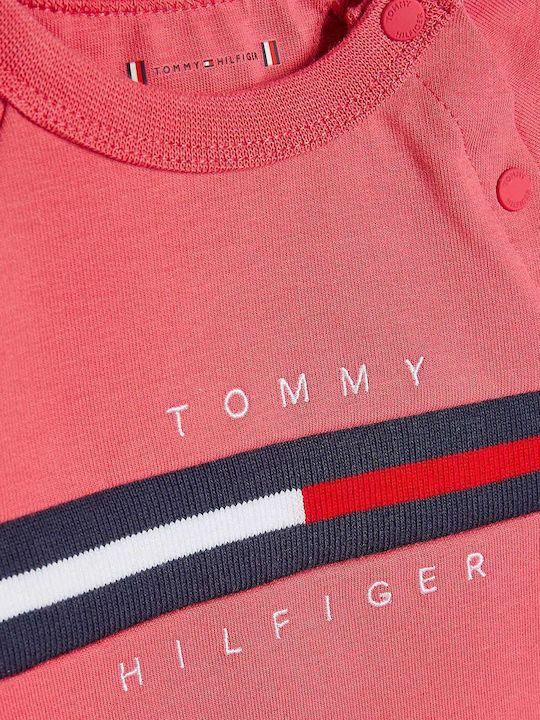 Tommy Hilfiger Babystrampler Langärmliges Rosa