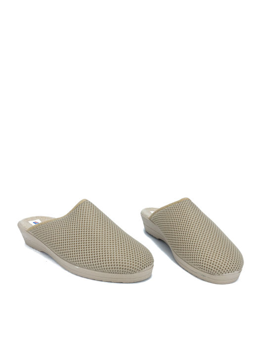 Dicas 4002 Women's Slipper In Beige Colour