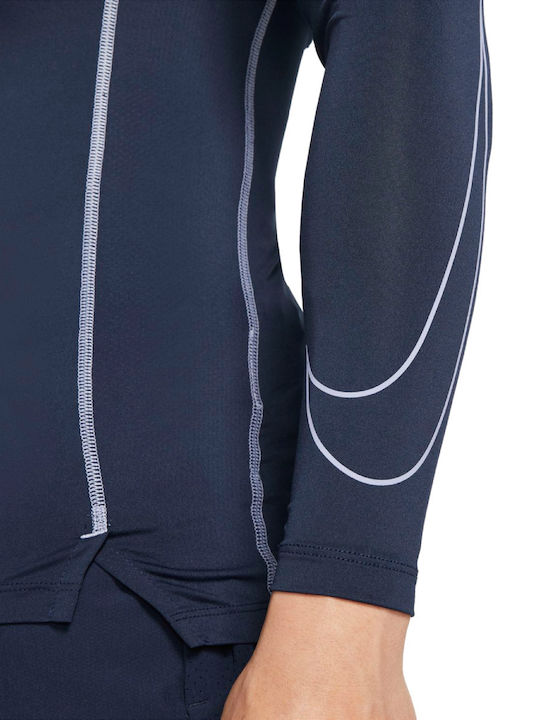 Pro Dri-fit Dri-Fit Long Sleeve Athletic Blouse Obsidian