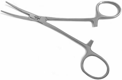 Rhein Nadel Kelly Medical & Surgical Curved Forcep 14cm