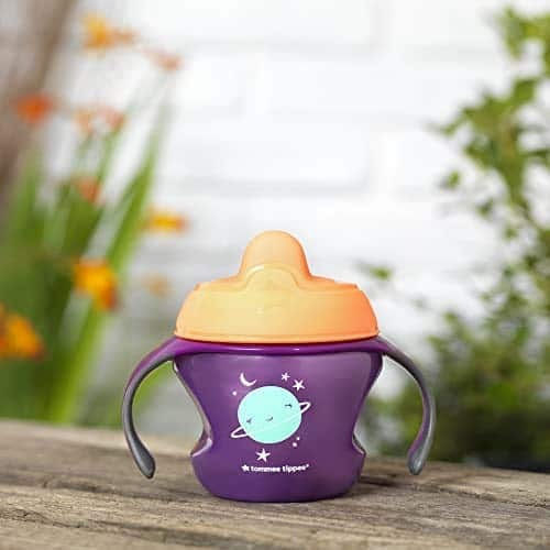 Tommee Tippee First Cup Cana de antrenament pentru bebeluși Plastic cu mânere Violet pentru 4m+m+ 150ml