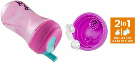 Chicco Advanced Cup Easy Drinking Cana de antrenament pentru bebeluși Plastic Violet pentru 18m+m+ 266ml 06941-10