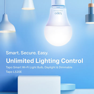 TP-LINK Smart Λάμπα LED για Ντουί E27 Φυσικό Λευκό 806lm Dimmable