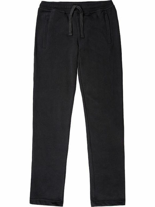 Sweatpants without Elastic Black