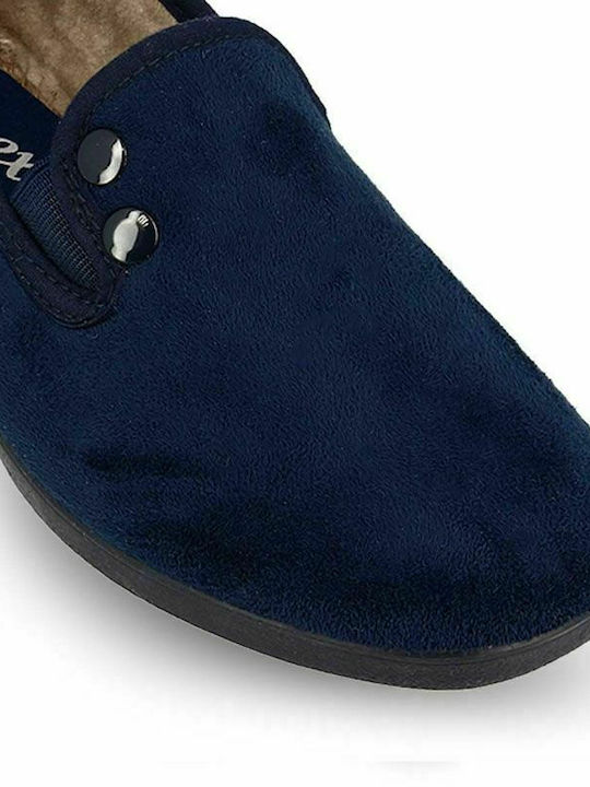 Dicas C22 Closed-Back Women's Slippers In Navy Blue Colour