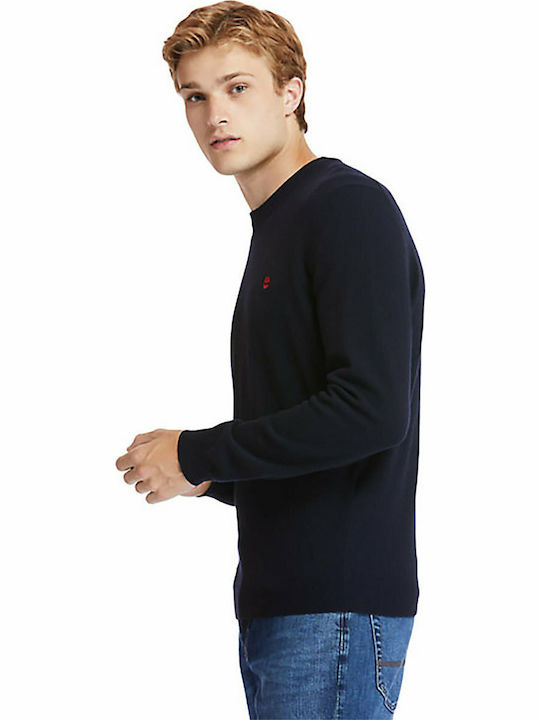 Cohas Brook Langarm-Pullover Marineblau