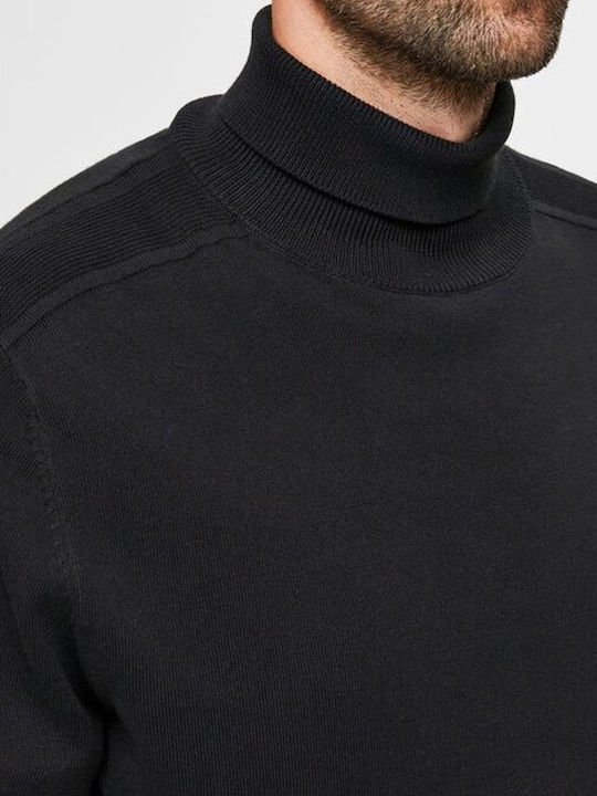 Langarm-Pullover Schwarz