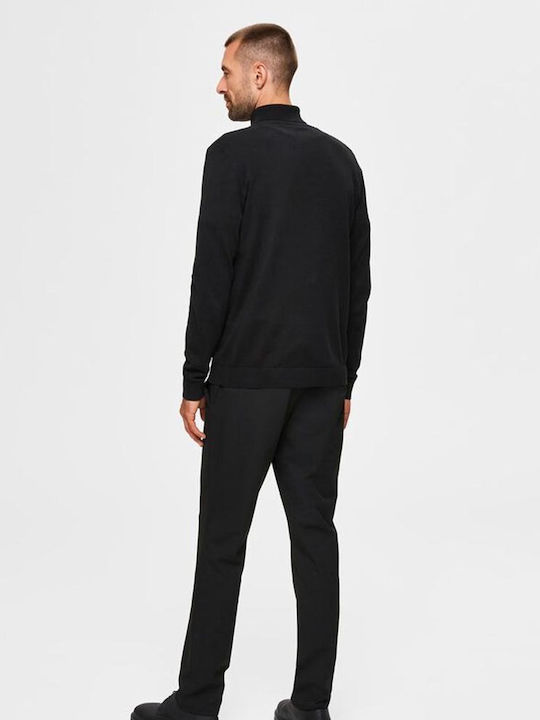 Langarm-Pullover Schwarz