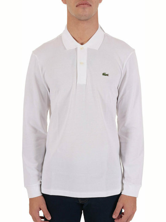 Polo Long Sleeve Blouse White