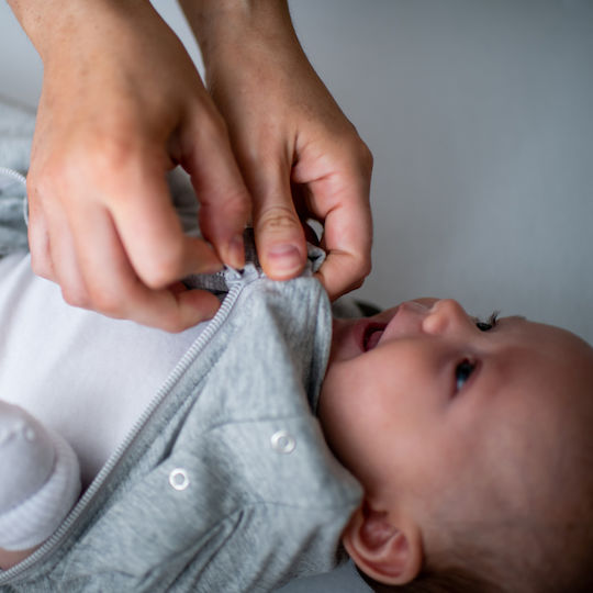 Grobag Зима Спален чувал Swaddle Bag 2.5 Тог Сив