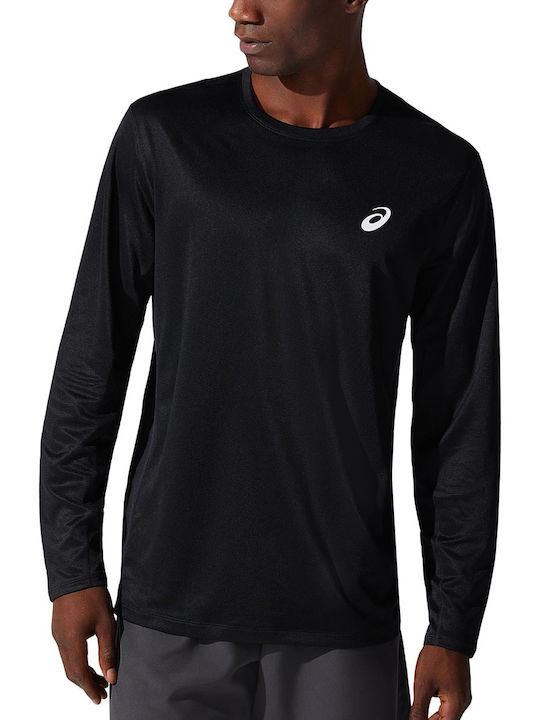 Core Long Sleeve Athletic Blouse Black