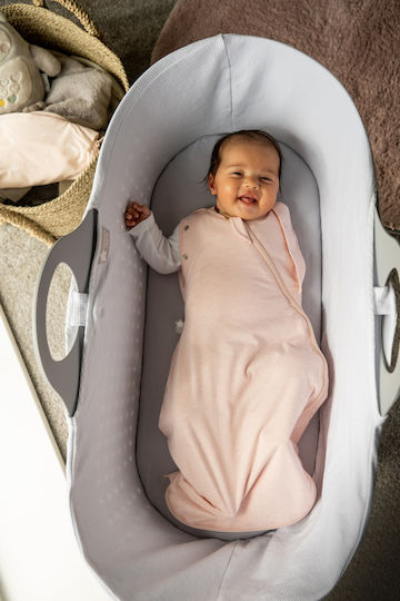 Grobag Spring Sleeping Bag Swaddle Bag 1 Tog Blush