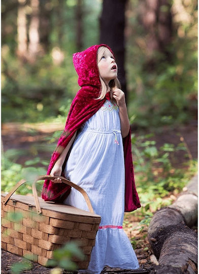 Little Red Riding Hood Carnival Cape Red 1pcs