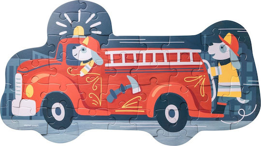Παιδικό Puzzle Firetruck για 3+ Ετών 42pcs Stephen Joseph