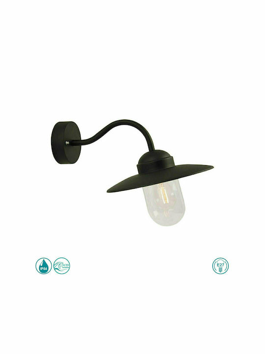 Nordlux Luxembourg Wall-Mounted Outdoor Hat Light E27 IP54 42x11εκ.