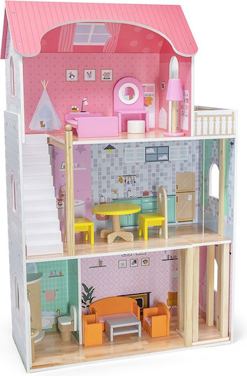 Viga Toys Big Fancy Ξύλινο Κουκλόσπιτο