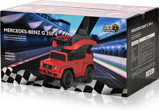 Lorelli Mercedes Benz G350D Αυτοκινητάκι Ride On με Χειρολαβή για 12+ μηνών Κόκκινο