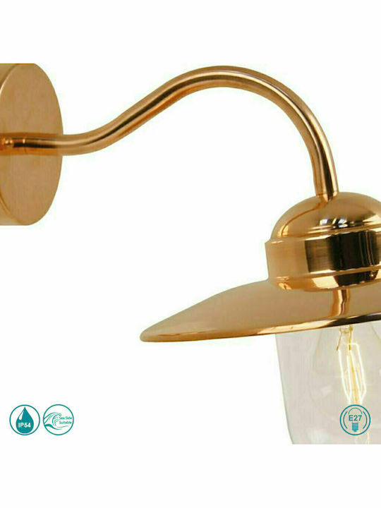 Nordlux Luxembourg Wall-Mounted Outdoor Hat Light E27 IP54 42x11εκ.