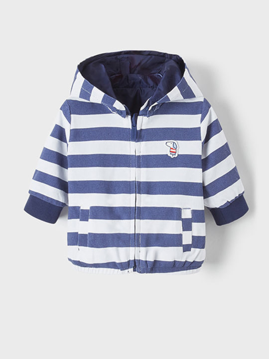 Ecofriends Kids Sports Short Windproof Double Sided Hooded Blue