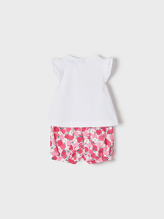 Mayoral Kids Set with Shorts Summer 2pcs Pink