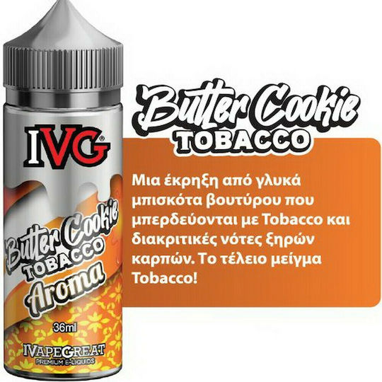 IVG Ароматен изстрел Butter Cookie Tobacco 36мл/120мл 1бр