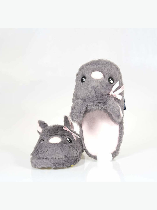 De Fonseca Ticino I W749 Animal Women's Slippers In Gray Colour