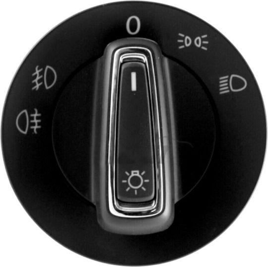 Mcar Car Light Switch for Seat Leon / Toledo Volkswagen Golf / Polo / Tiguan / Touran 10pin Black