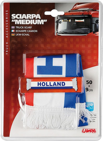 Lampa LKW-Dekoschal Mit 2 Holland Saugnäpfen 50x9cm