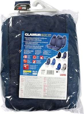 Lampa Polyester Covers Set 9pcs Glamur Basic-Fit Blue