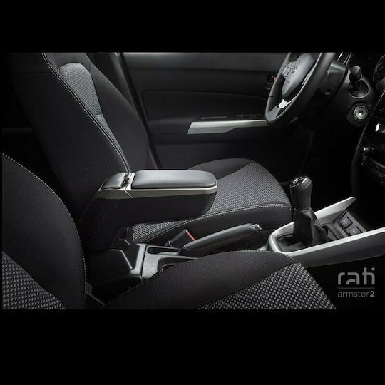 Rati Armster Car Armrest for Citroen C3 Picasso 2009-2017 Silver Silver