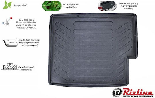 Rizline Trunk Mat for BMW X4 2014-2018 Black