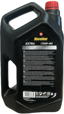 Texaco Ημισυνθετικό Λάδι Αυτοκινήτου Havoline Extra 15W-40 5lt