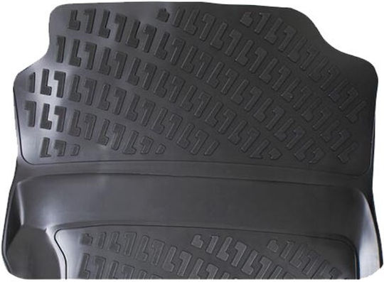 Rizline Set of Front and Rear Mats 4pcs Tray Type for Honda Jazz 2007-2014 Black