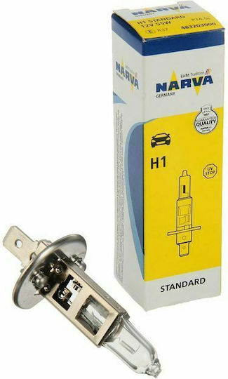 Narva Λάμπα Αυτοκινήτου Standard H1 Αλογόνου 12V 55W 1τμχ