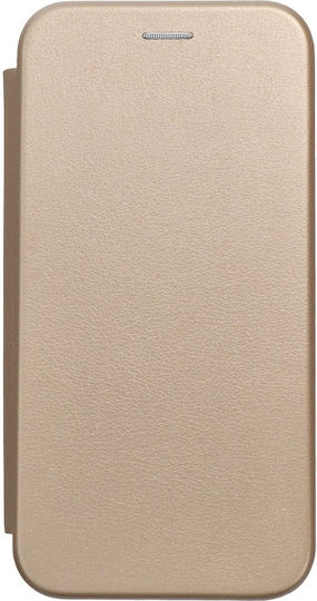 Forcell Elegance Book Δερματίνης Χρυσό (Galaxy A52 / A52s)