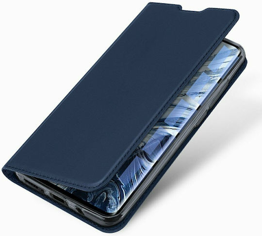 Dux Ducis Skin Pro Книга Изкуствена кожа Тъмносиня (Xiaomi Mi Note 10 / Mi Note 10 Pro)